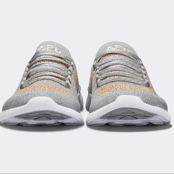 APL TechLoom Silver / Multi Breeze Knit Trainers - Picture 9 of 15